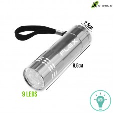 Mini Lanterna LED FX-LT-12 X-Cell - Prata